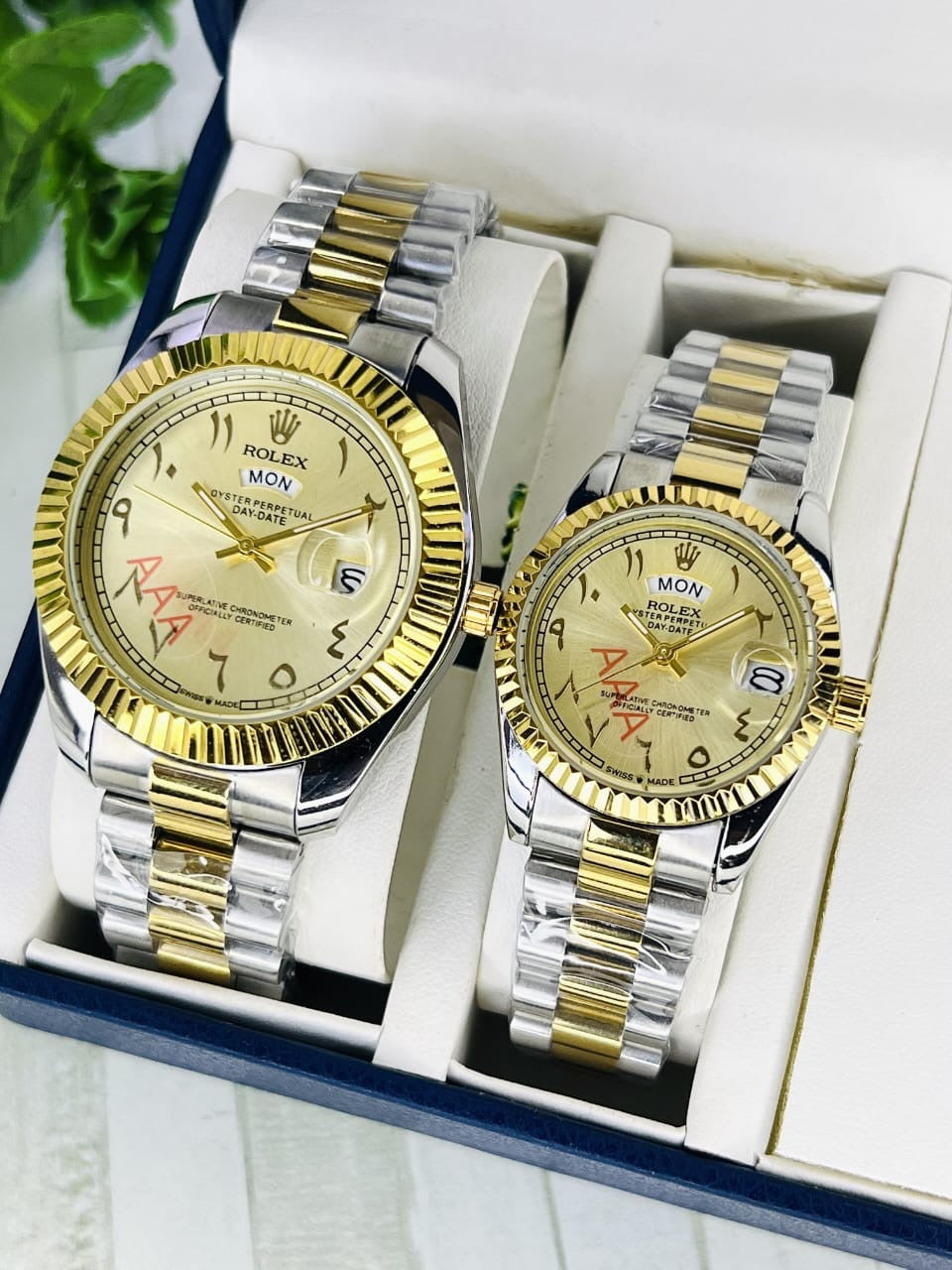 ROLEX PAIR (men and women both)